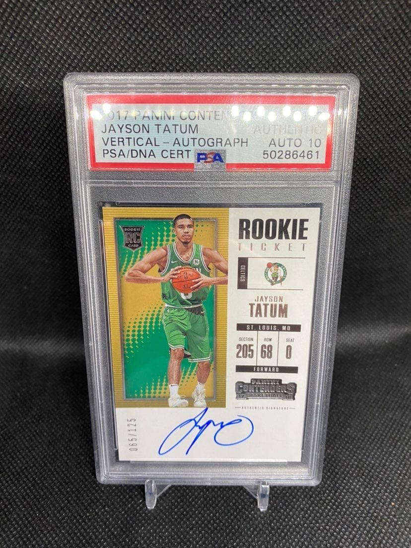 Jayson Tatum contenders RC auto /125!