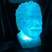 BRIGHT Einstein LED Headphone Stand w/ Remote! Physicist/Scientist Light Fixture