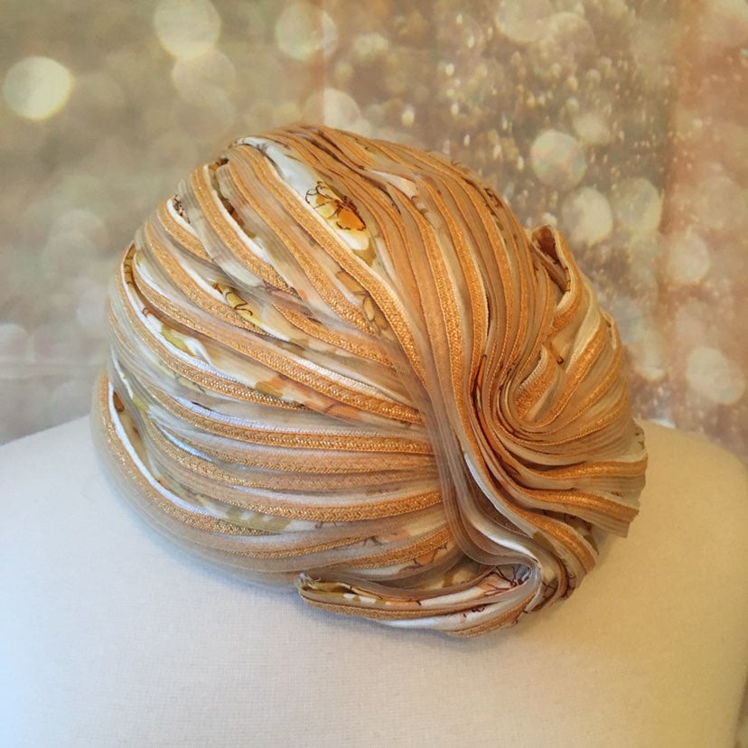 Saks Fifth Ave Vintage Calot Juliet Hat
