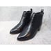 Aldo Women's Size 8 US Black Leather Side Zipper Block Heel Ankle Bootie Boots
