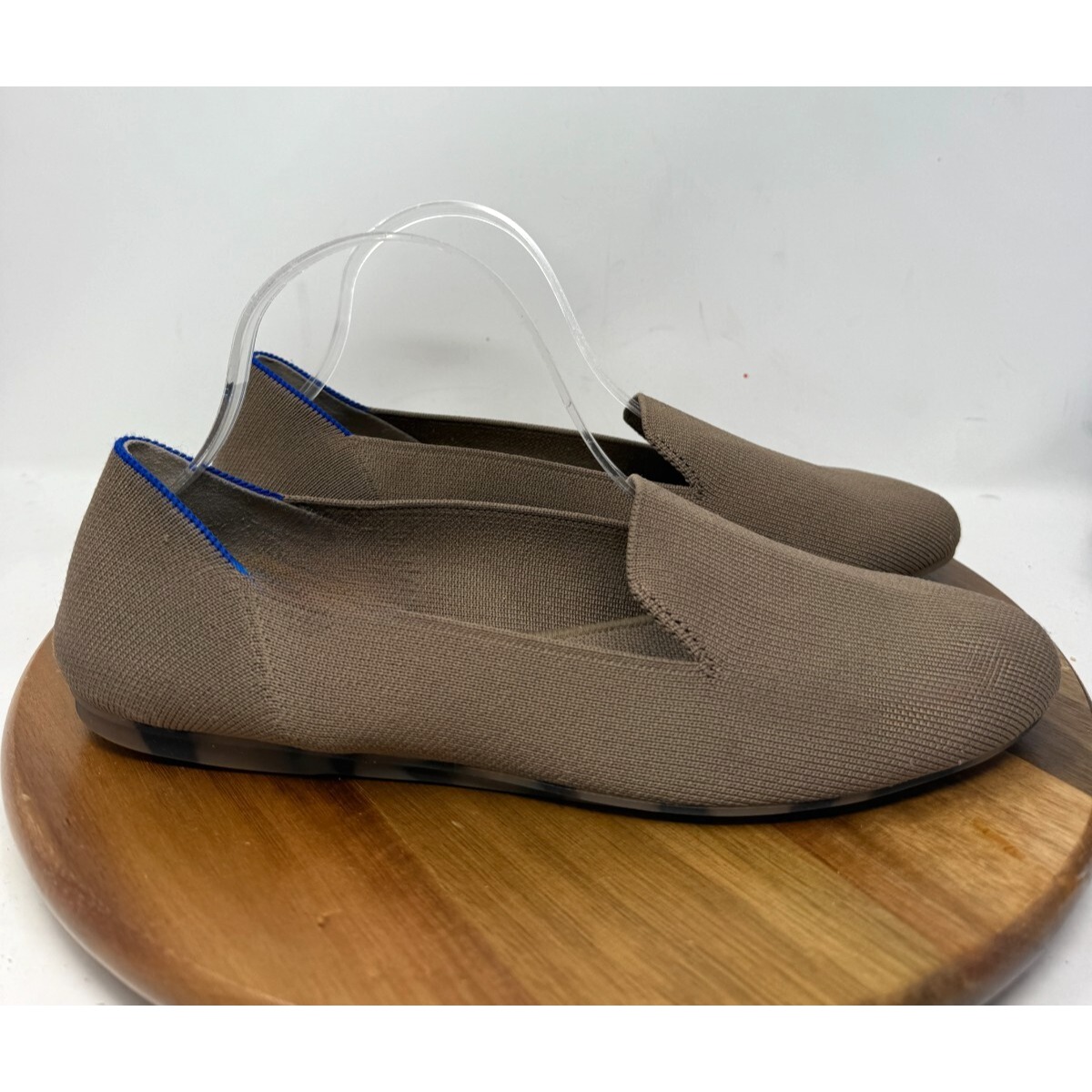 Rothys Loafers Womens Brown Round Toe Slip On Shoes Flats Size 11.5