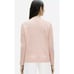 New Eileen Fisher Peach Coral Thin Boxy Pullover V Neck Sweater XL Organic Linen
