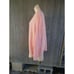New Eileen Fisher Peach Coral Thin Boxy Pullover V Neck Sweater XL Organic Linen