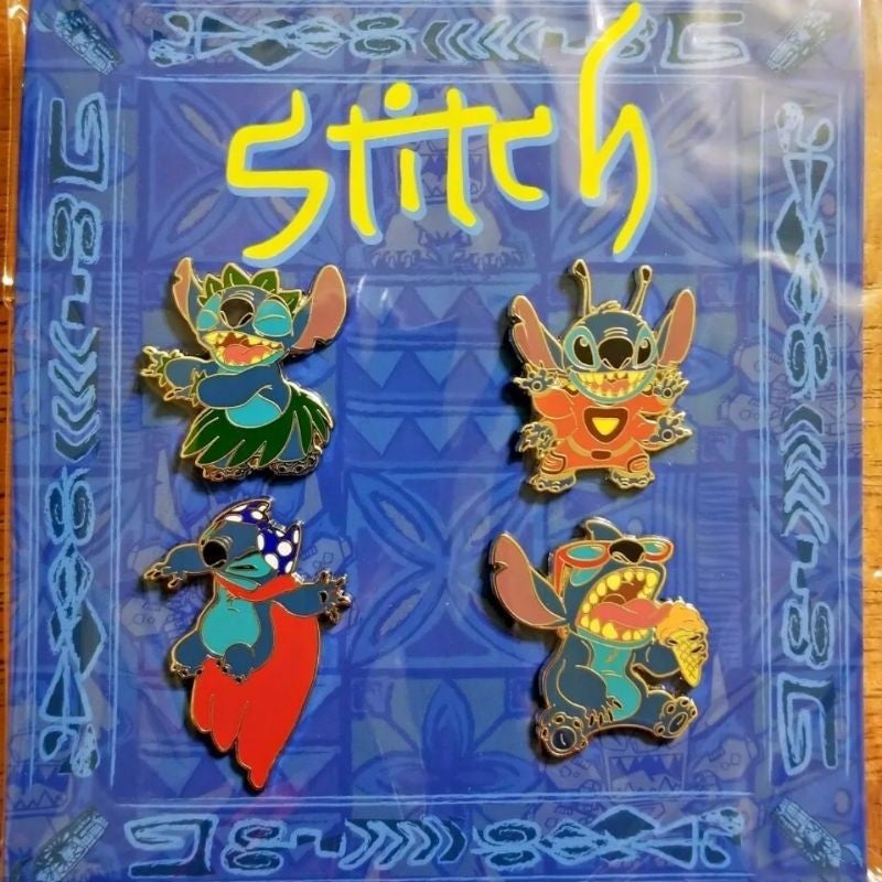 Disney Pin Parks Stitch Lot