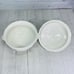 Luneville France KG LOUIS XV NEIGE WHITE Scalloped Handle Covered Serving Bowl