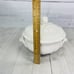 Luneville France KG LOUIS XV NEIGE WHITE Scalloped Handle Covered Serving Bowl