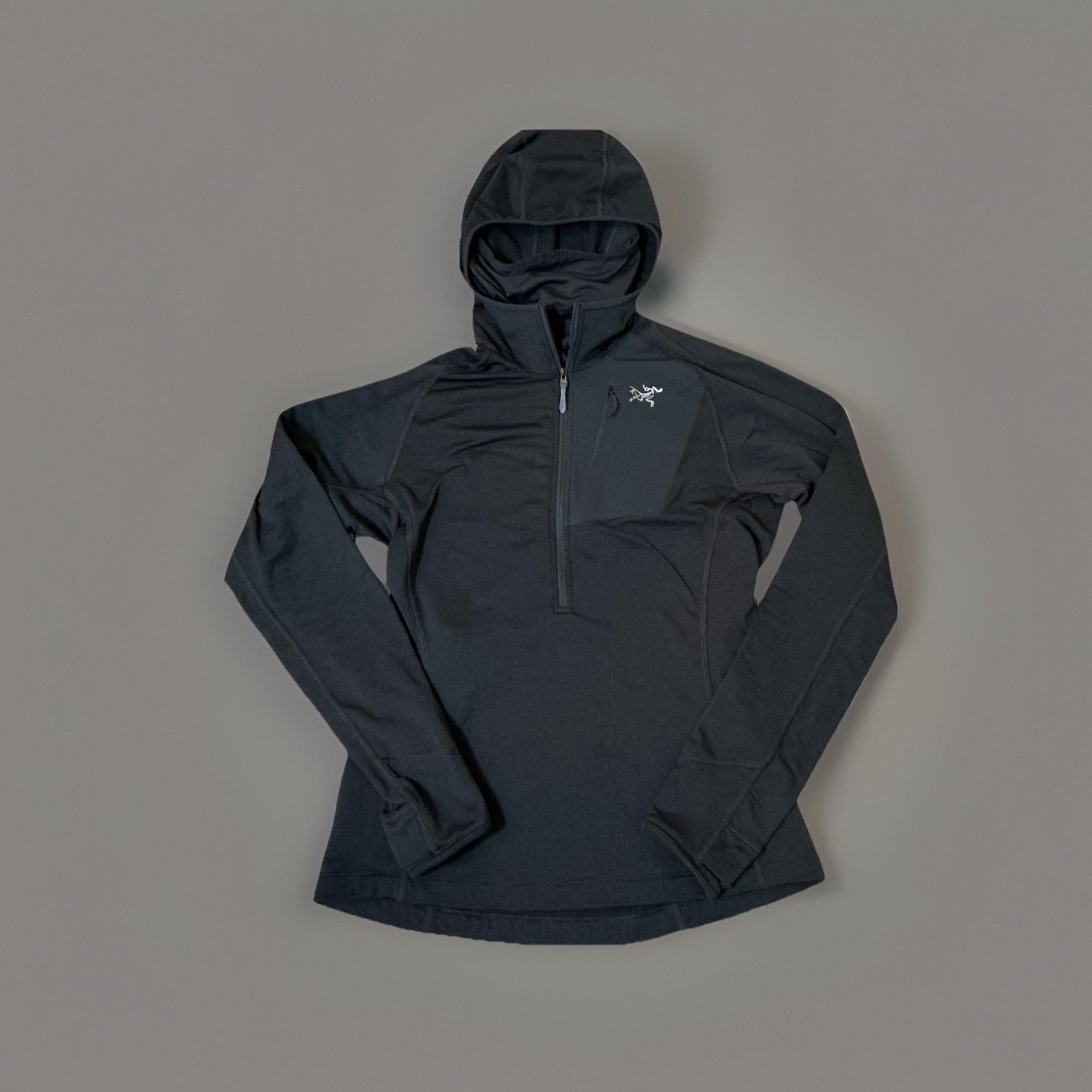 Arc'teryx Delta Half Zip Hoodie Women's Lightweight Pullover Thumbholes S