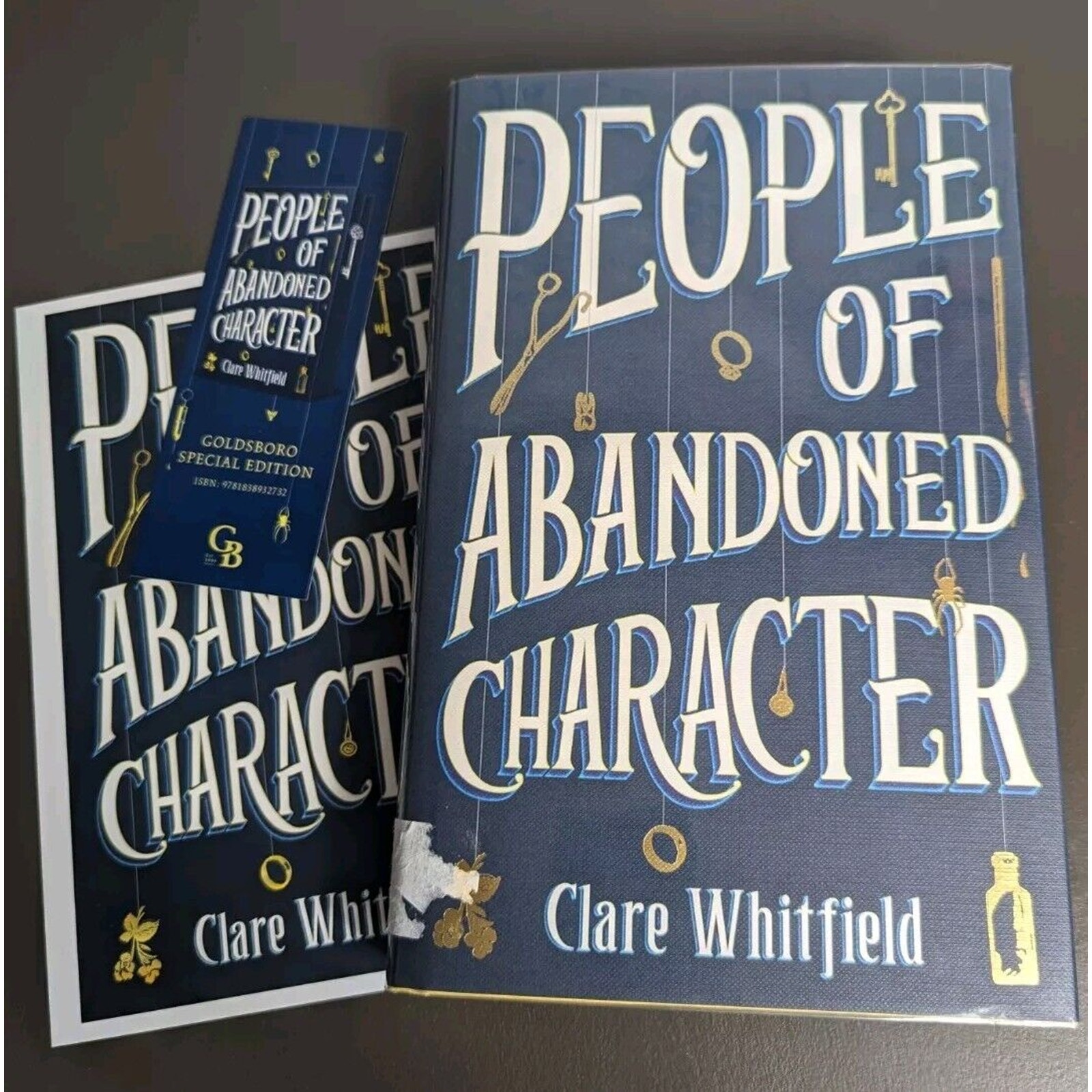 Goldsboro People of Abandoned Character Clare New Signed Sprayed Numbered UK 1st