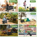300LBS Wagons Carts Foldable Mini, Small Collapsible Wagon Cart Portable Wagon