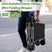 300LBS Wagons Carts Foldable Mini, Small Collapsible Wagon Cart Portable Wagon