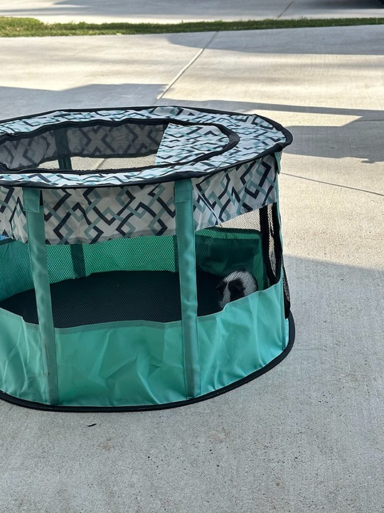 Rabbit Playpen with Zippered Top Portable Small Pet Cage Tent Bunny Foldable