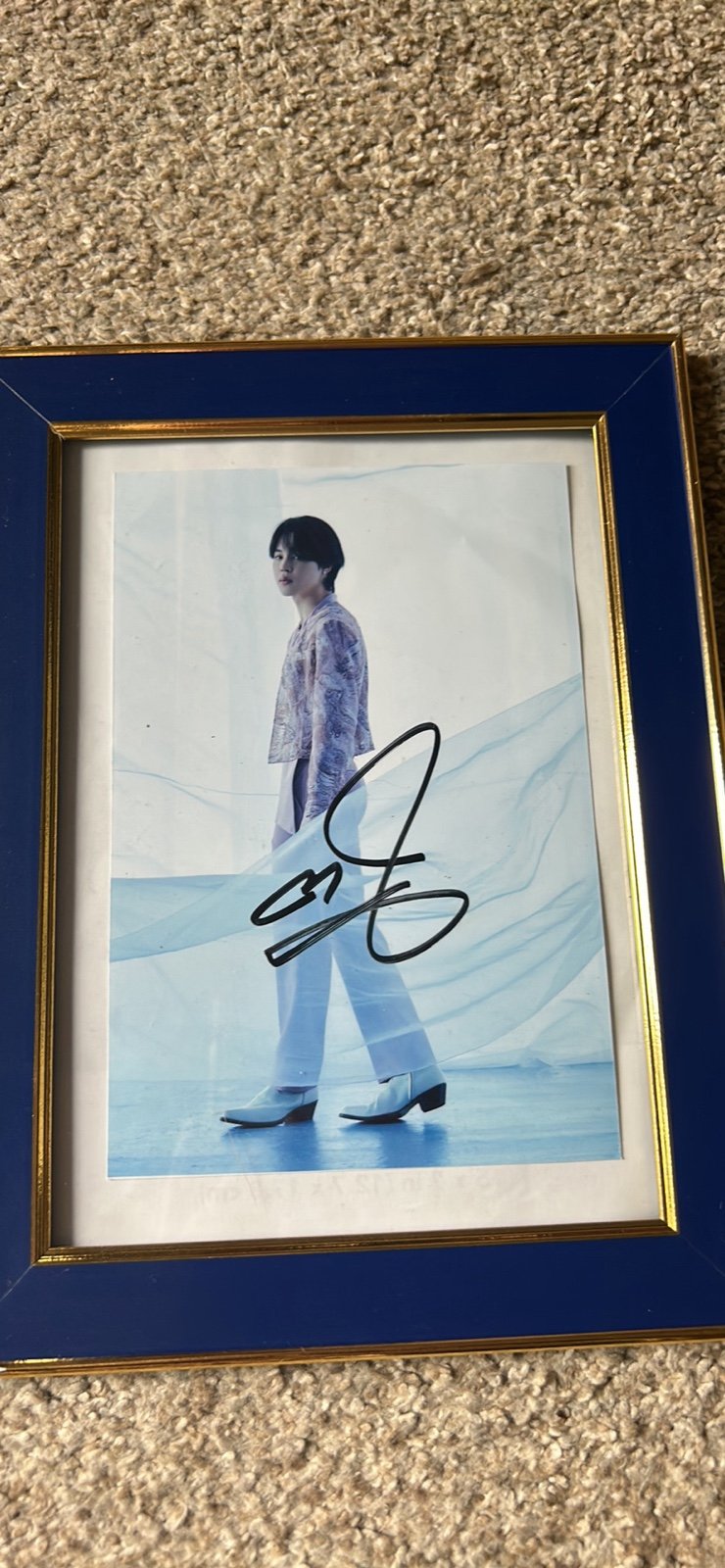 Signed Jimin Photo (BTS)