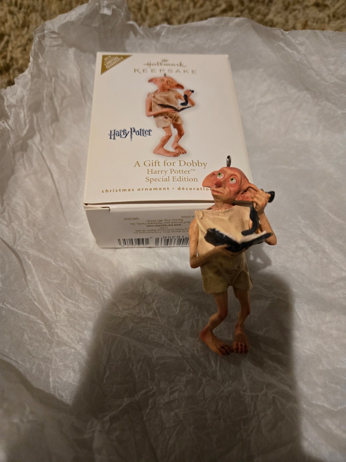 Hallmark Keepsake ornament harry potter a gift for dobby