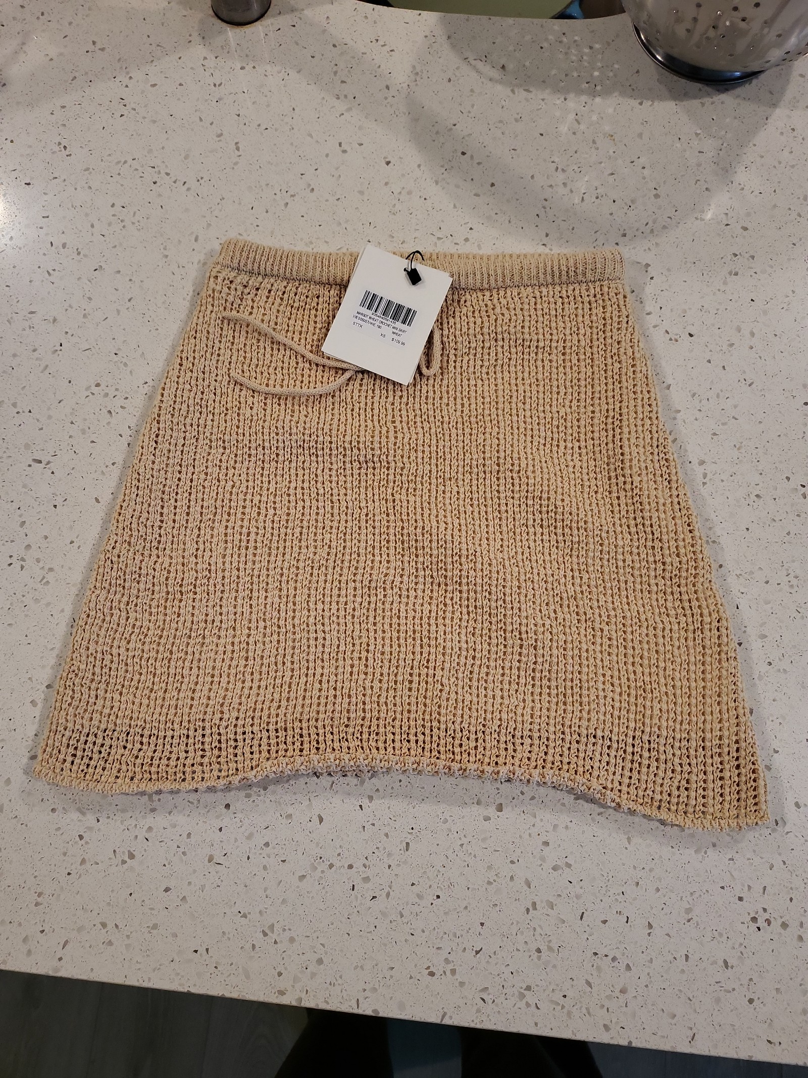 Dissh crochet mini skirt XS