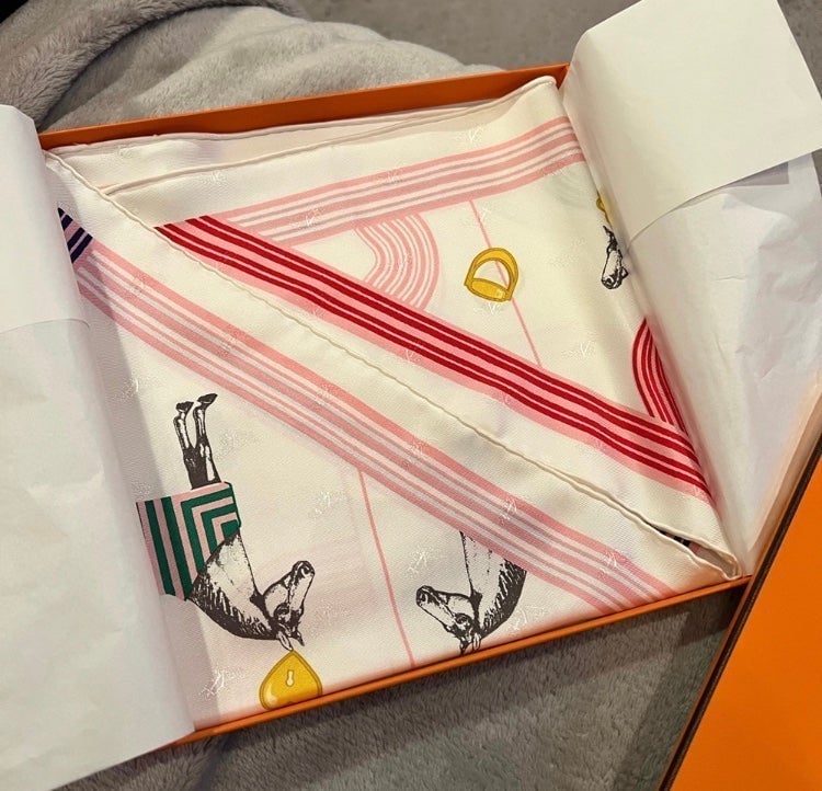Hermes triangle scarf