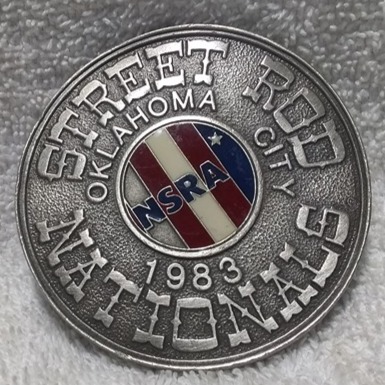 NSRA Street Rod Nationals 1983 Buckle Oklahoma Limited Edition 214 Great Vintage