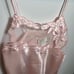 Vintage Victoria's Secret Pink Silky Lingerie Light Pink Gold Tag Camisole Top M