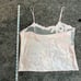 Vintage Victoria's Secret Pink Silky Lingerie Light Pink Gold Tag Camisole Top M