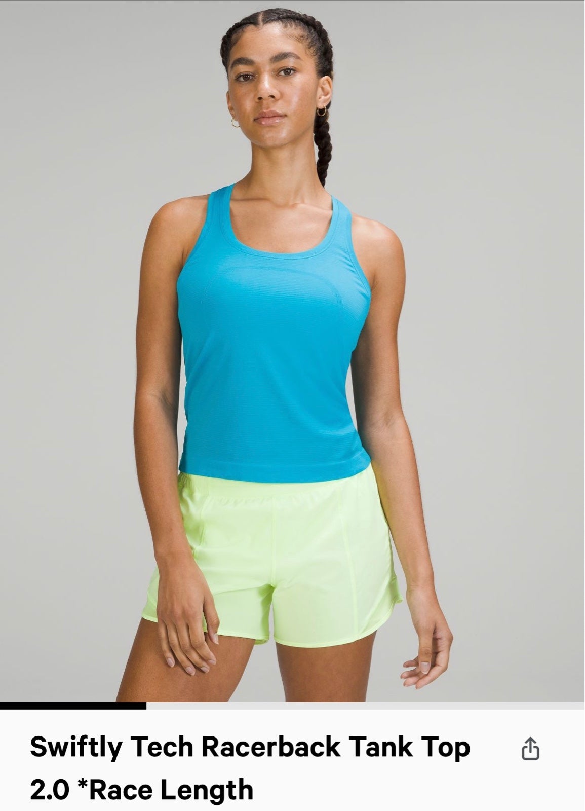 Lululemon Swiftly Tech Tank Top 2.0 Race Length NWT