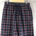 Z3714 Vintage Check Pants Pajama Pants Navy Red White 90s Y2K