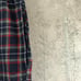 Z3714 Vintage Check Pants Pajama Pants Navy Red White 90s Y2K