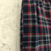 Z3714 Vintage Check Pants Pajama Pants Navy Red White 90s Y2K