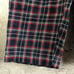 Z3714 Vintage Check Pants Pajama Pants Navy Red White 90s Y2K