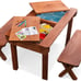 Back Bay Play 3 in 1 Wooden Convertible Sand and Water Table Indoor Outdoor Kids