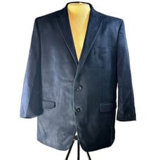 - Ralph Lauren Blazer Men's 46R Navy Velvet Jacket Sport Coat Paisley Lined