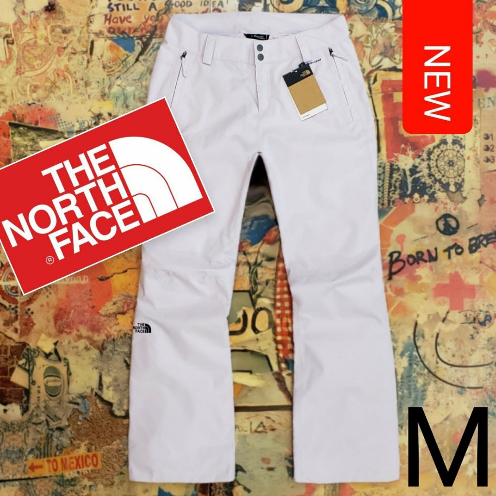 130 New The North Face Lavender Fog Insulated Waterproof Ski / Snowboard Pant M