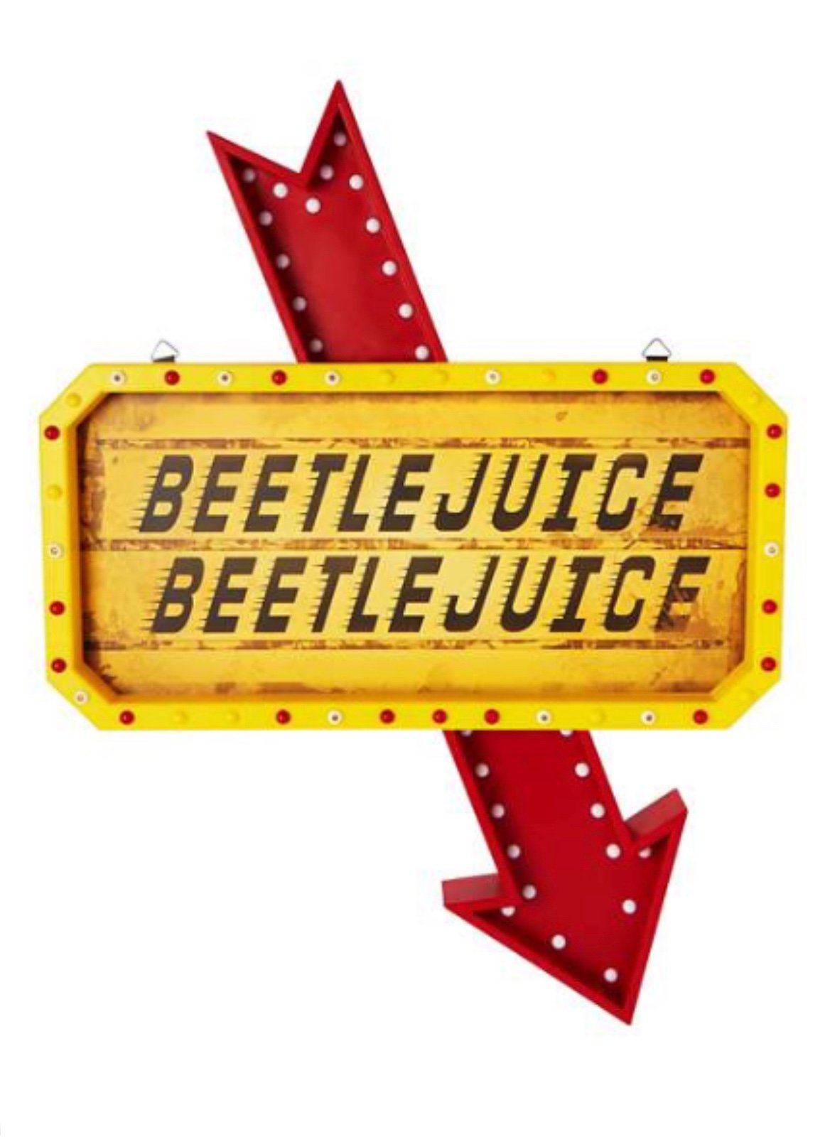 Beetlejuice Light Up Marquee Sign Spirit Halloween