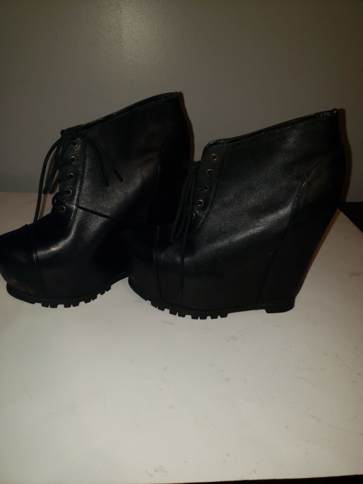 Wild Pair Chunky Platform Lace-up Heel