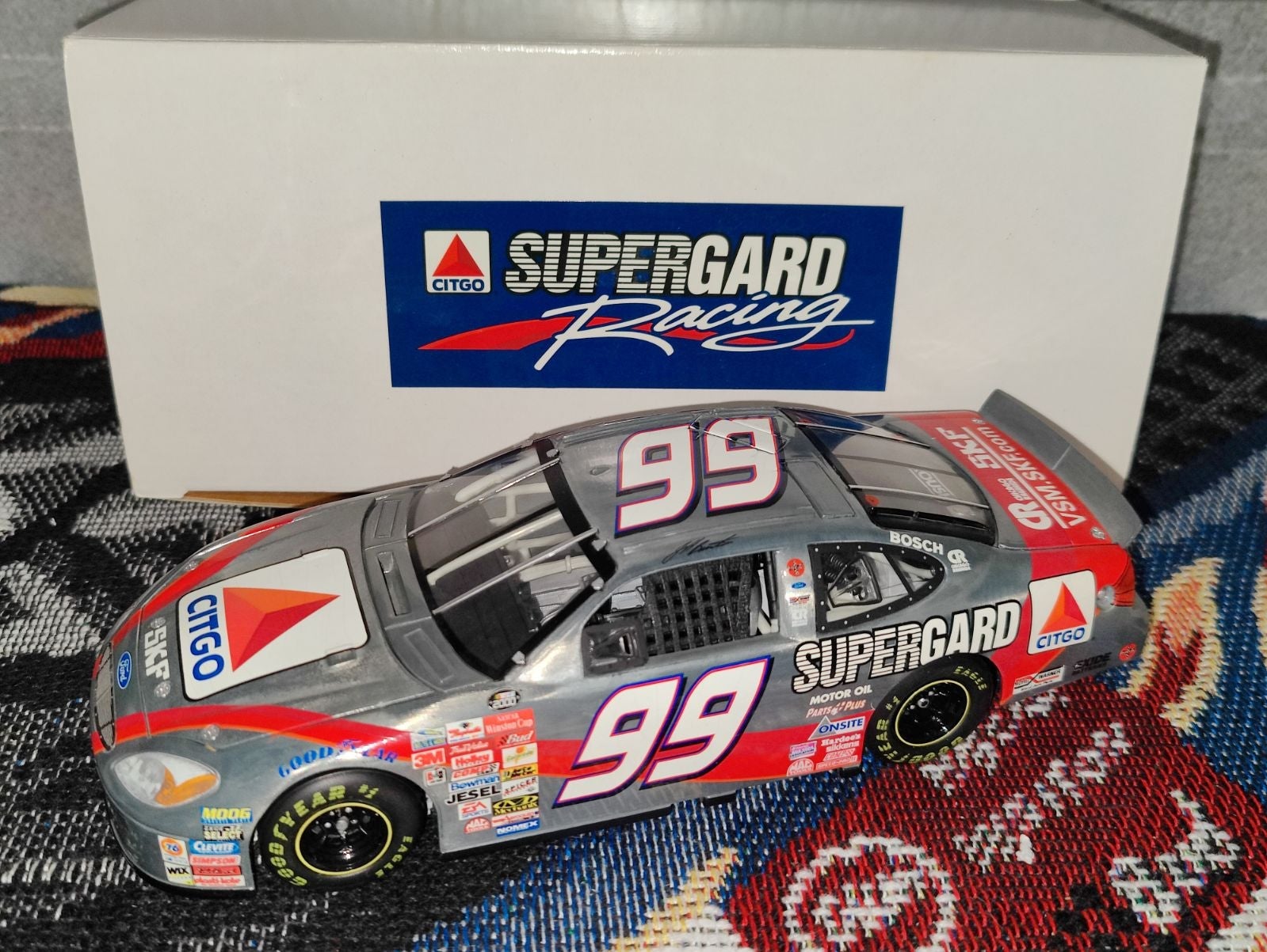 Jeff Burton Citgo Supergard Team Caliber Nascar diecast