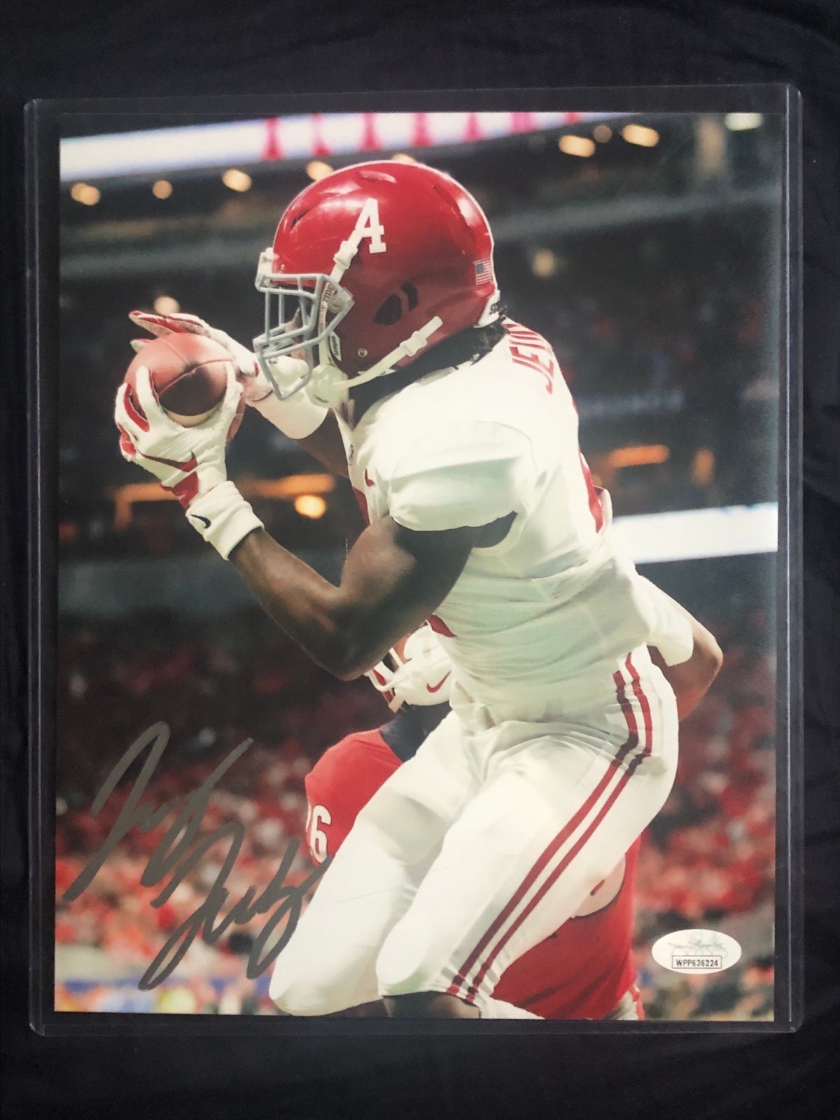 Jerry Jeudy auto photo “8 X ”10 Alabama Crimson tide, Denver Broncos