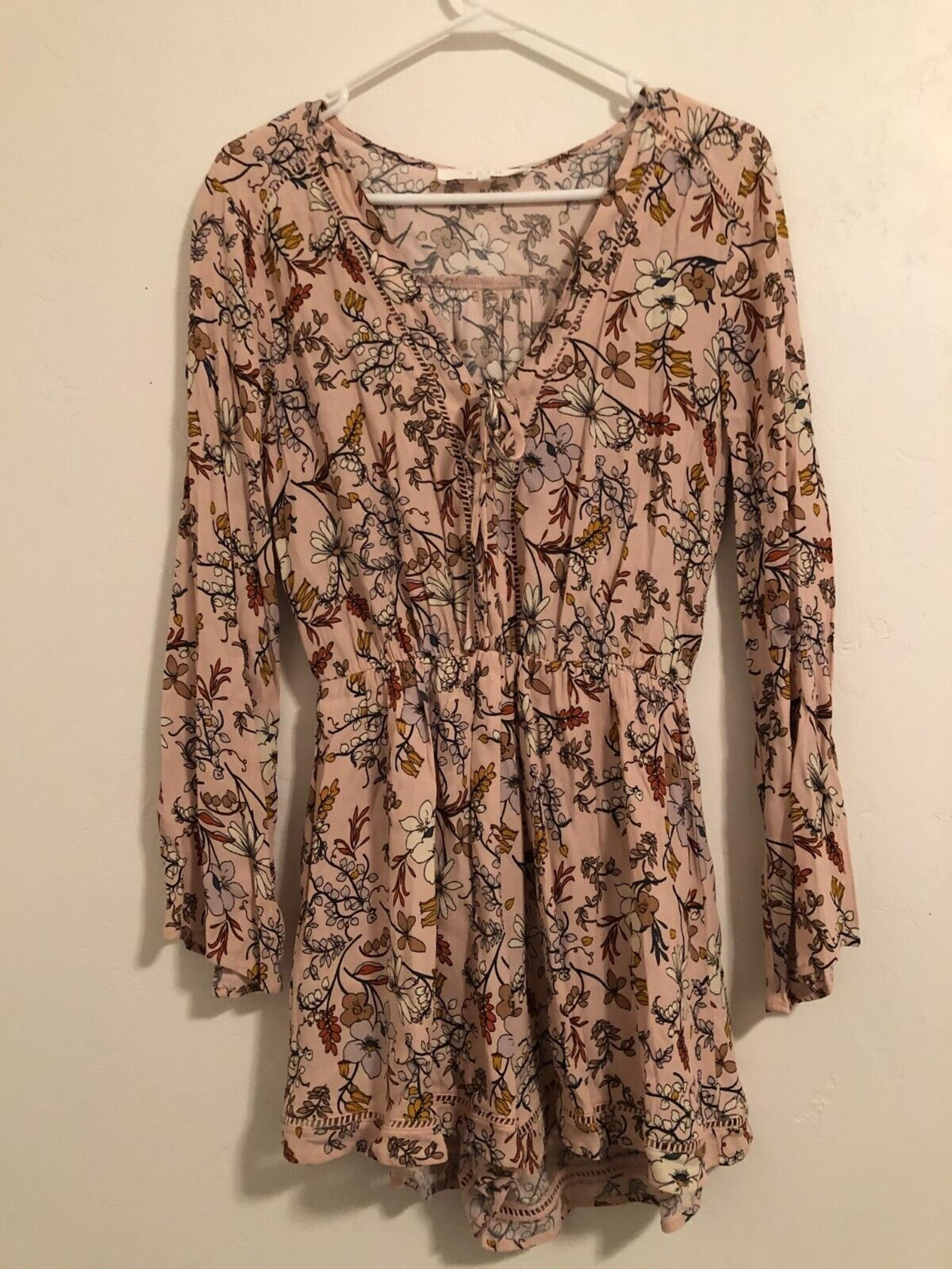 Astr The Label Women's jumper pink with flowers