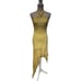 Nicole Bakti Lemon Yellow Cocktail Formal Dress