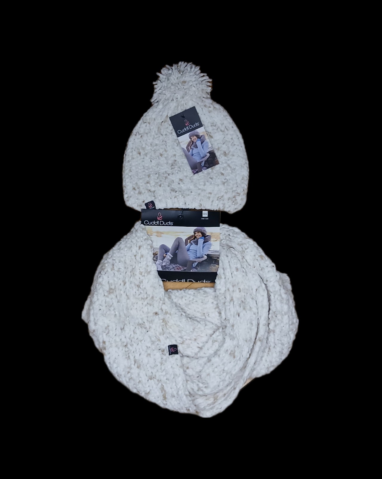 Cuddl Duds Infinity Scarf and Hat Set
