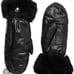 Ugg Faux Fur Lined Shearling Trim Mittens