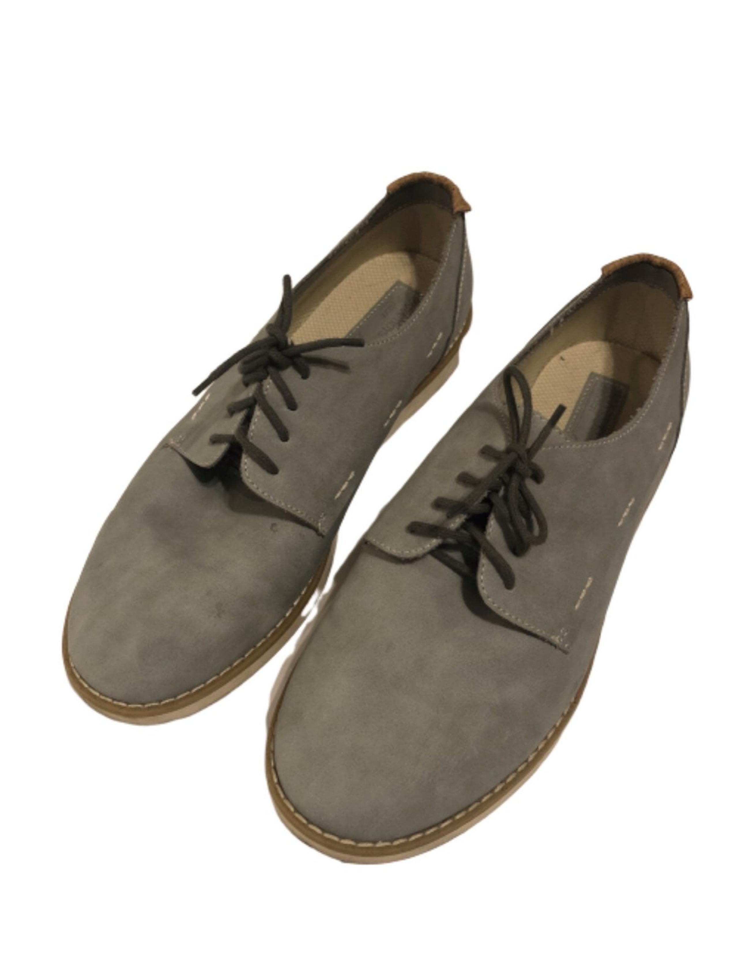 Zara Womens Shoes Oxford Gray Size 38