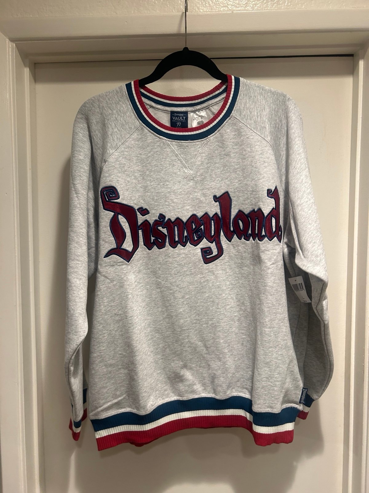 Disneyland 70th Vault Collection Varsity Crewneck