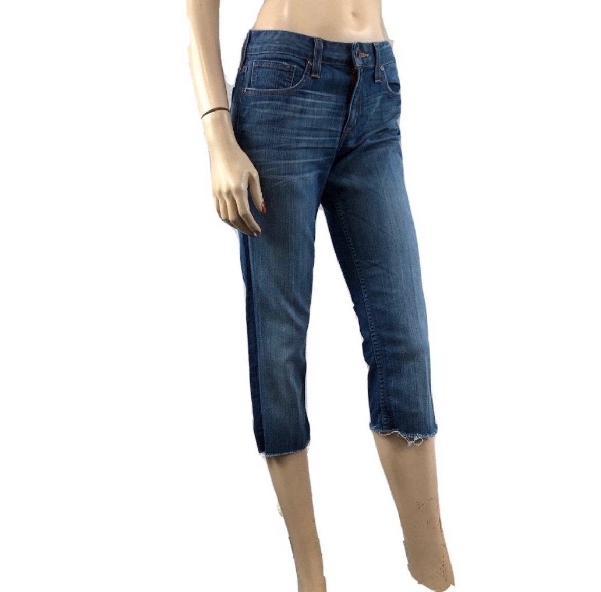 emporio armani capri low cut blue jeans size:27