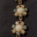 Crown trifari green stone necklace w/2 bracelets