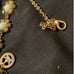Crown trifari green stone necklace w/2 bracelets