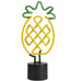 Fun Bright Yellow Pineapple Neon Lamp Table Decoration
