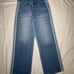 Blue Triple white striped denim baggy jeans size 38