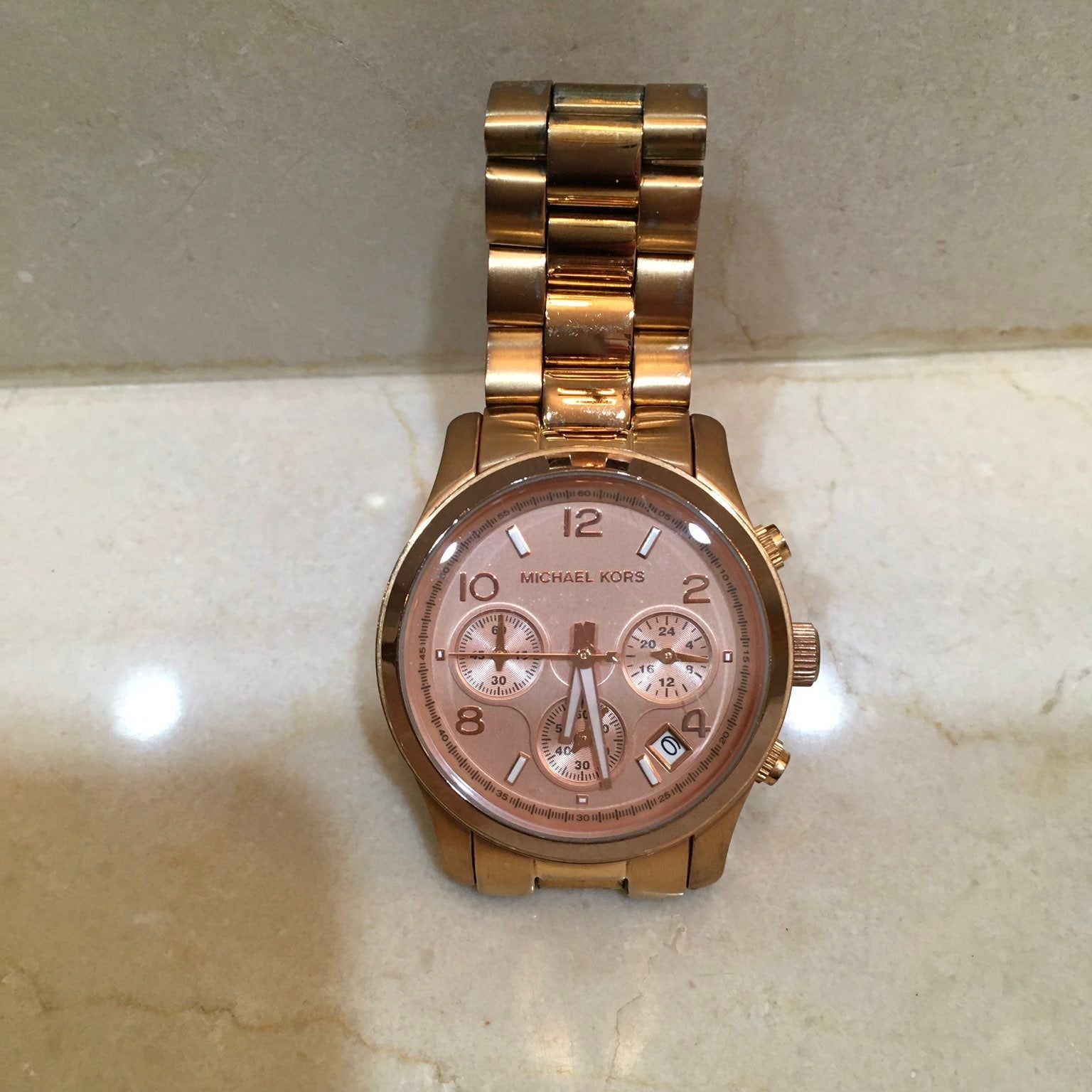 Michael Kors rose gold watches for women