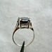 3.50ct 100% NATURAL BLACK DIAMOND RING *CERTIFICATE*F REE DIAMOND TESTER Size 8