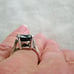 3.50ct 100% NATURAL BLACK DIAMOND RING *CERTIFICATE*F REE DIAMOND TESTER Size 8