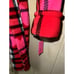 Betsey Johnson XS / SMALL ROBE Bathrobe Ultra Plush Furry Fleece Heart Plaid NEW
