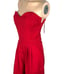 Elegia NWT Red Wide Leg Sweetheart Neckline Jumpsuit Women's Small